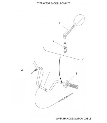 WVTA HANDLE SWITCH, CABLE