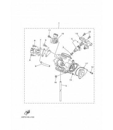 CARTER D'ACCELERATEUR 1