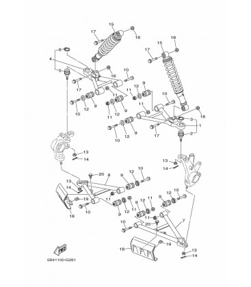 SUSPENSION AVANT & ROUE