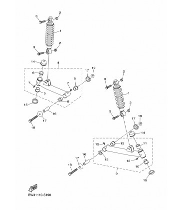 SUSPENSION AVANT & ROUE