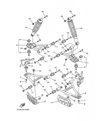 SUSPENSION AVANT & ROUE