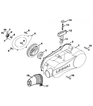 CARTER MOTEUR GAUCHE