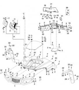 CARROSSERIE AVANT - DECORATION