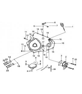 CACHE CARTER MOTEUR GAUCHE 2