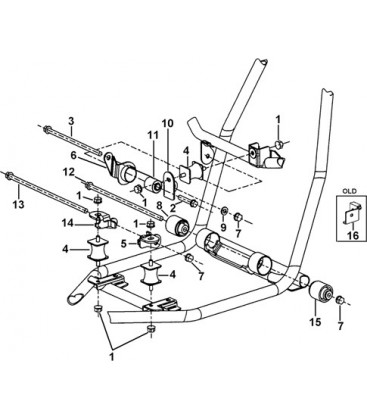 SUPPORTS MOTEUR