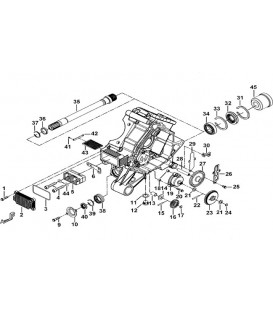 CARTER MOTEUR GAUCHE