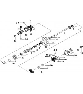 SYSTEME DE TRANSMISSION (FACE AVANT A LED)