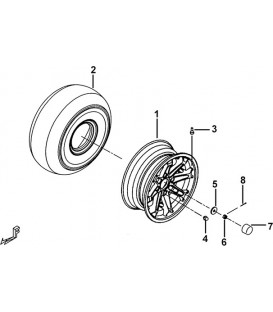 ROUES AVANT (FEUX AVANT RONDS)