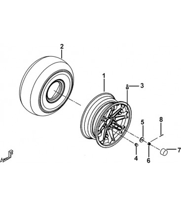 ROUES AVANT (FEUX AVANT RONDS)