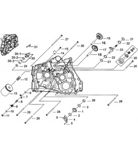 CARTER MOTEUR GAUCHE 1