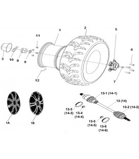 ROUES ARRIERE