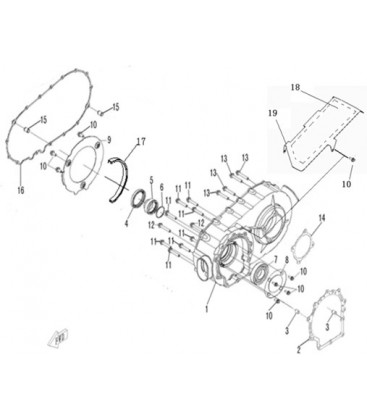 CARTER VARIATEUR