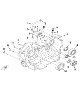 CARTER MOTEUR DROIT