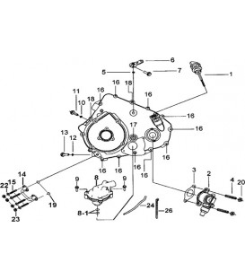 CACHE CARTER MOTEUR GAUCHE 2