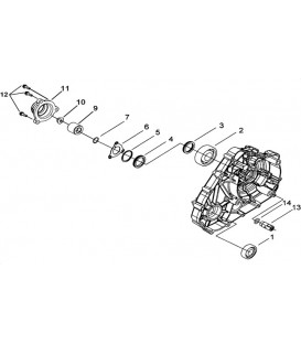 CACHE CARTER MOTEUR GAUCHE 1