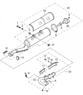 ENSEMBLE ECHAPPEMENT