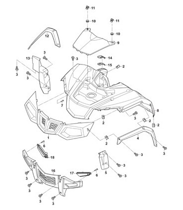 CARROSSERIE AVANT