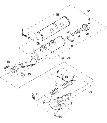 ENSEMBLE ECHAPPEMENT