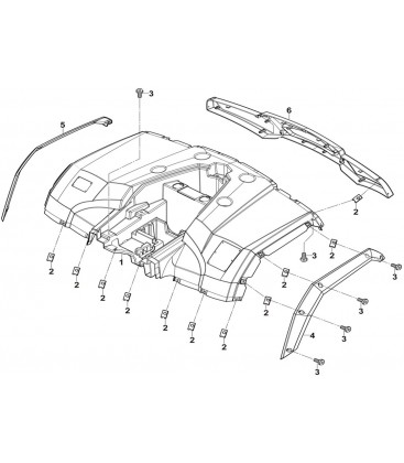 CARROSSERIE ARRIERE - DECORATION