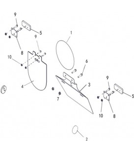 SUPPORTS PLAQUE IMMATRICULATION