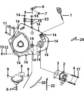 CACHE CARTER MOTEUR GAUCHE 2