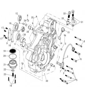 CARTER MOTEUR GAUCHE