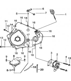 CACHE CARTER MOTEUR GAUCHE 2