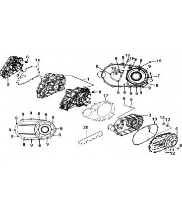 CARTER MOTEUR