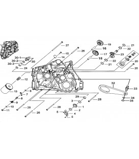 CARTER MOTEUR GAUCHE 1