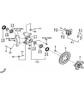 PORTE-FUSEE DE DIRECTION (ABS)