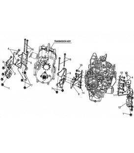 SUPPORTS MOTEUR ET BOITE DE VITESSES