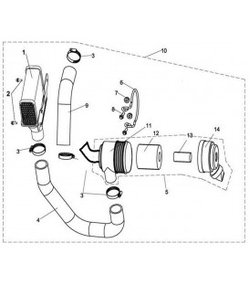 FILTRE A AIR - ADMISSION D AIR VARIATEUR