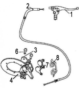 SYSTEME DE FREINAGE DU FREIN DE PARC A CABLE