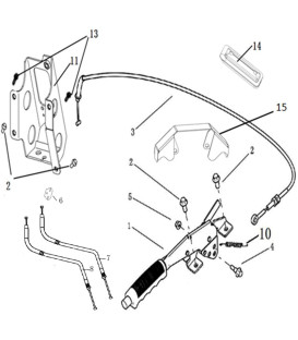 SYSTEME DE FREINAGE DU FREIN DE PARC A CABLE