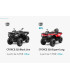 CF MOTO QUAD 520 BLACK LINE GARANTIE 5 ANS 4X4 TREUIL INJECTION T3