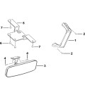 POIGNEE PASSAGER - RETROVISEUR INTERIEUR (OPTION)