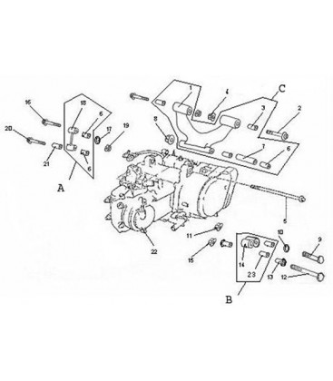 ENSEMBLE MOTEUR - SUPPORT MOTEUR