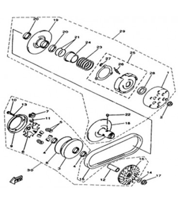 VARIATEUR - EMBRAYAGE