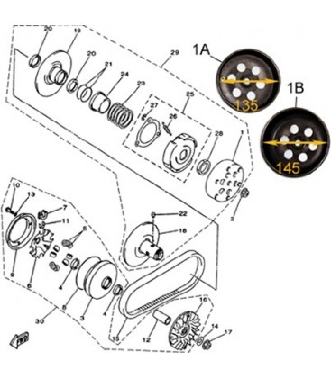 VARIATEUR - EMBRAYAGE