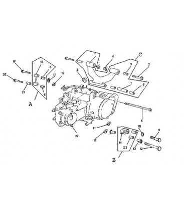 ENSEMBLE MOTEUR - SUPPORT MOTEUR