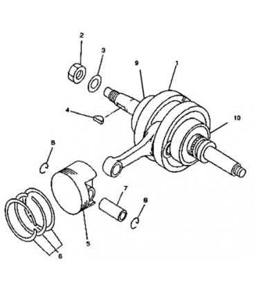 EMBIELLAGE AVEC PISTON