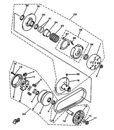 VARIATEUR - EMBRAYAGE