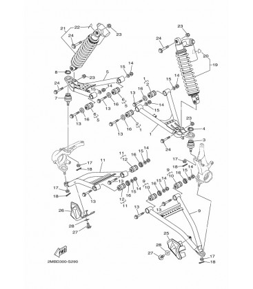 SUSPENSION AVANT & ROUE