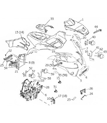 CARROSSERIE AVANT - CHASSIS