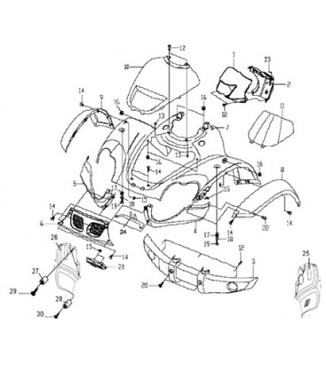 CARROSSERIE AVANT