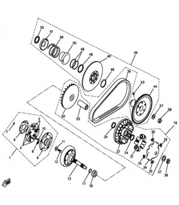 VARIATEUR - EMBRAYAGE