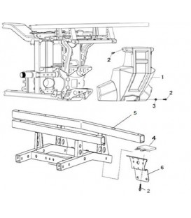 CACHE ARRIERE CHASSIS
