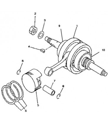 EMBIELLAGE AVEC PISTON