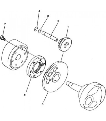 ROUE LIBRE DE DEMARREUR