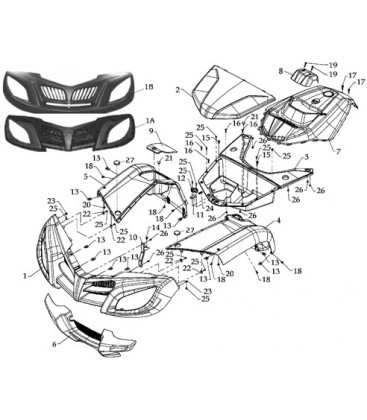 CARROSSERIE AVANT